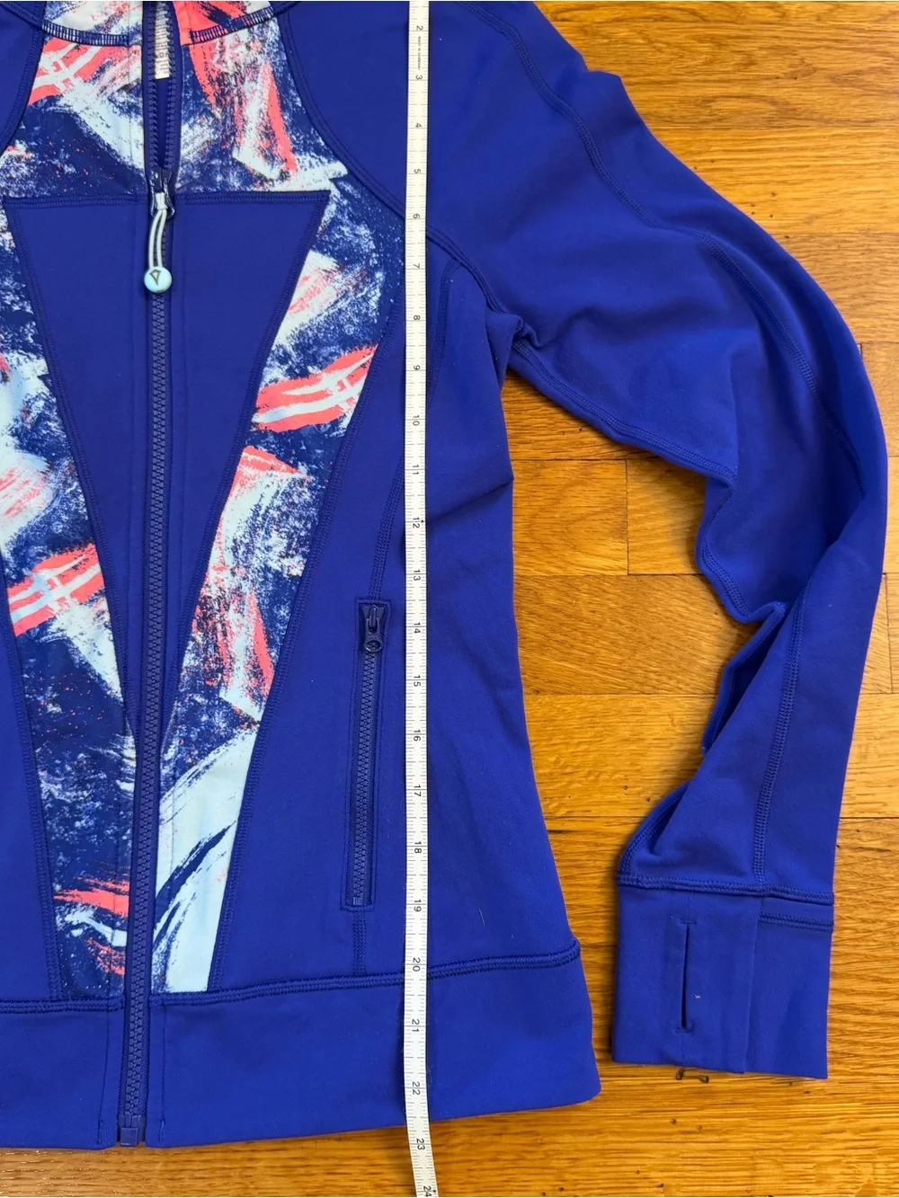 Ivivva (Lululemon) Fitted Activewear Define Style Jacket Dark Blue/Indigo SZ 14